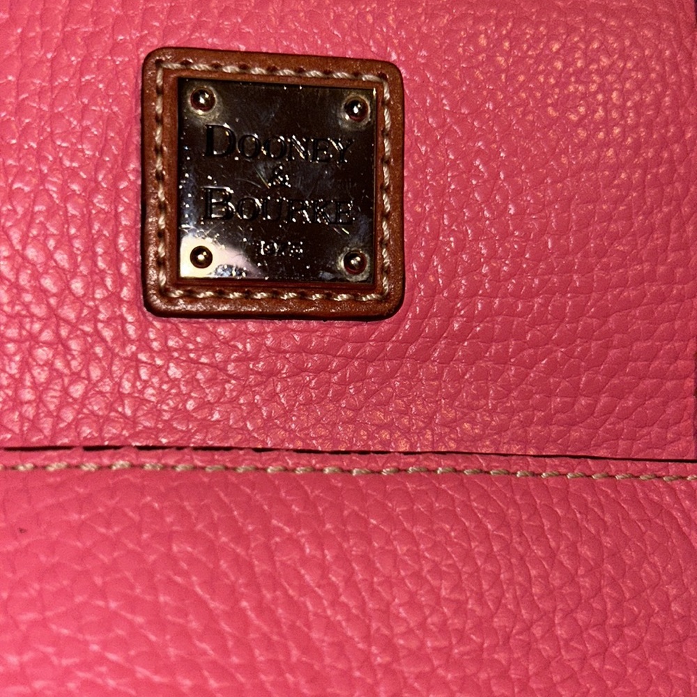 HUGE MARKDOWN!!!  DOONEY & BOURKE pebbled leather TOTE* GORGEOUS..  really!!!! - Picture 3 of 13
